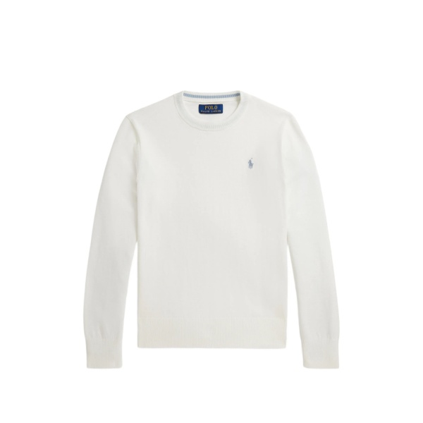 embroidered crew-neck sweater