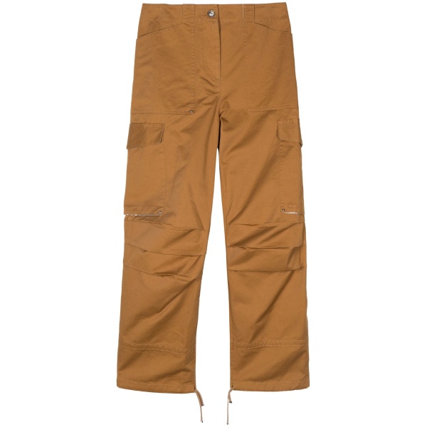 embroidered-logo cargo pants