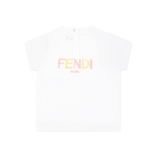 embroidered-logo T-shirt