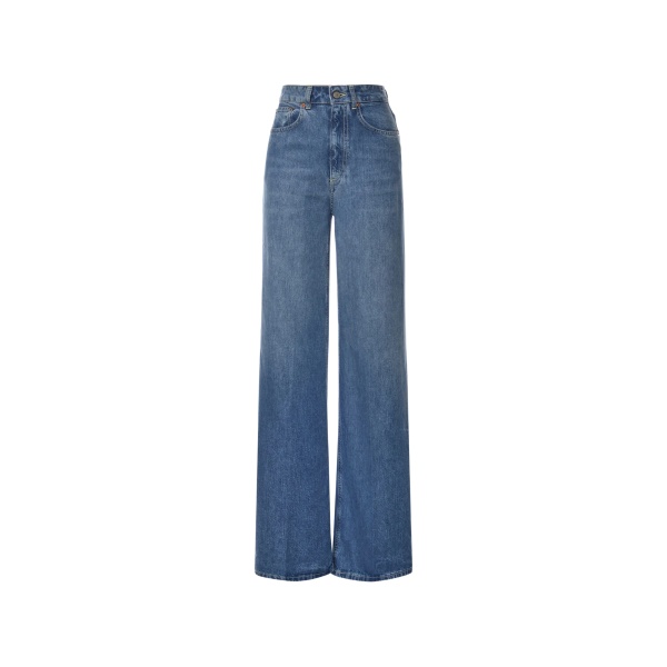 faded-effect jeans