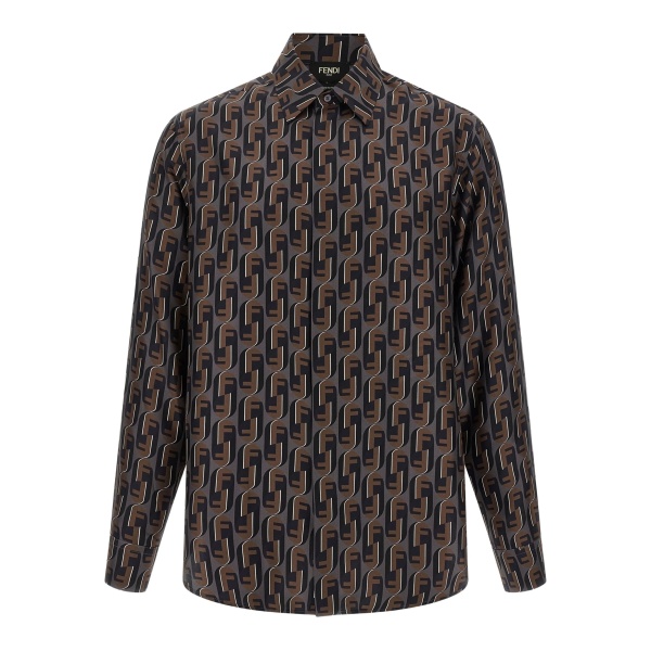 Fendinity-print shirt