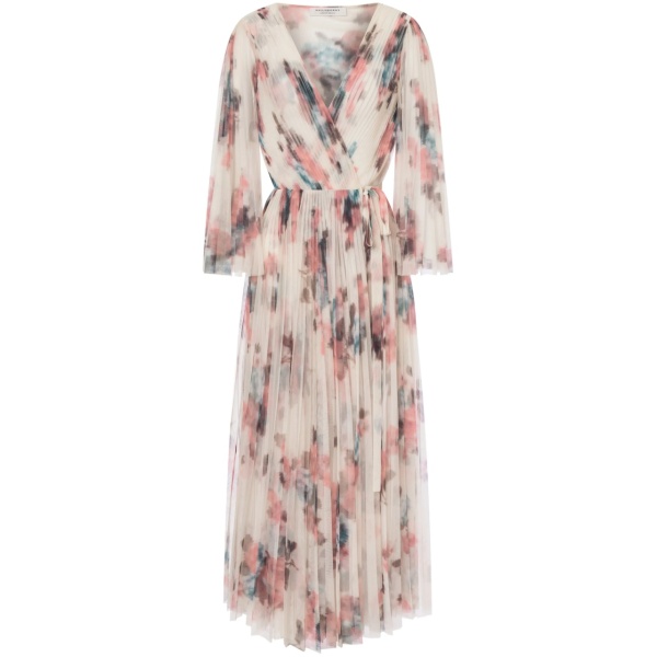 floral-print maxi dress