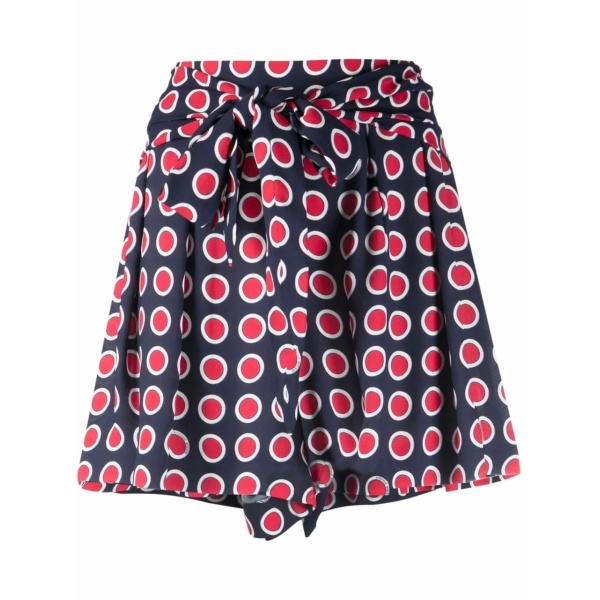 geometric tailored shorts