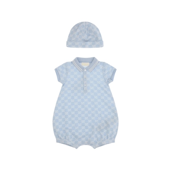 GG-patterned shorties set (set of two)