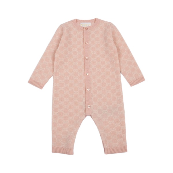 GG Supreme-jacquard wool romper