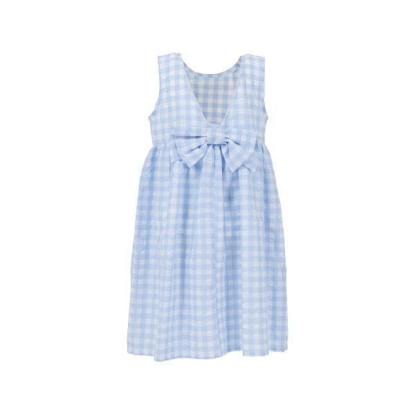 gingham bow dress