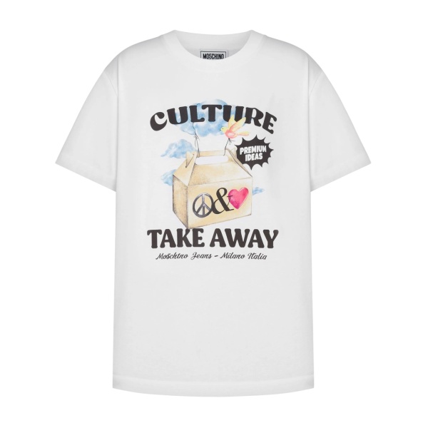graphic-print cotton T-shirt