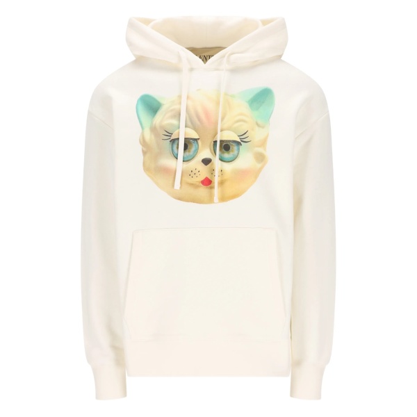 graphic-print hoodie