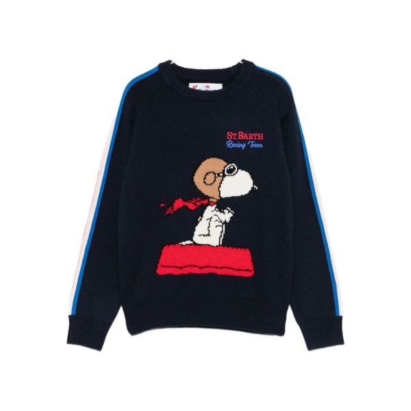 graphic-print sweater