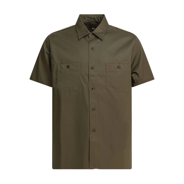 herringbone cotton shirt