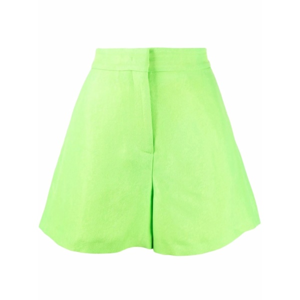 high-waist A-line shorts