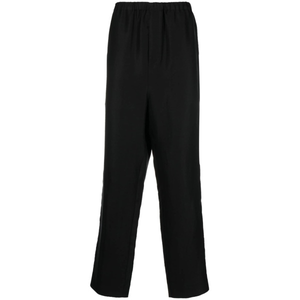 high-waisted tapered trousers