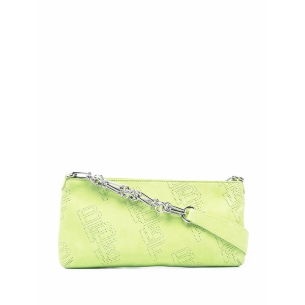 Holly perforated-logo shoulder bag