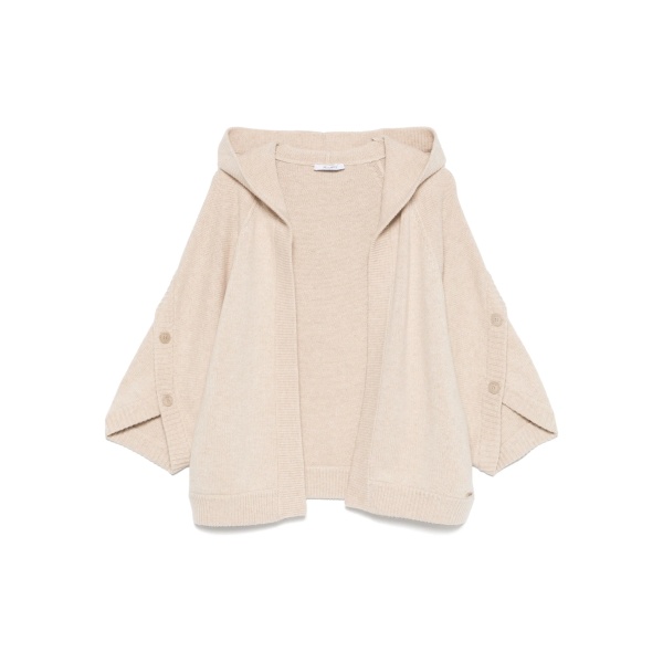 hooded cardigan