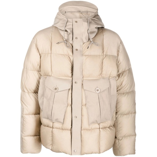 hooded padded jacket