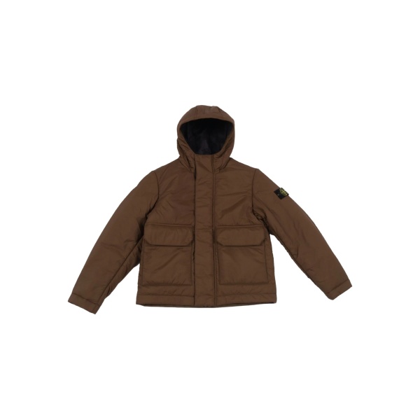hooded padded jacket