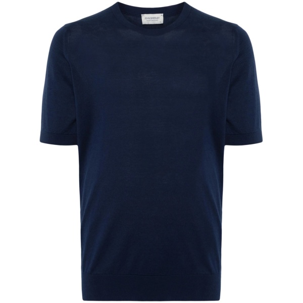 Kempton knitted cotton T-shirt