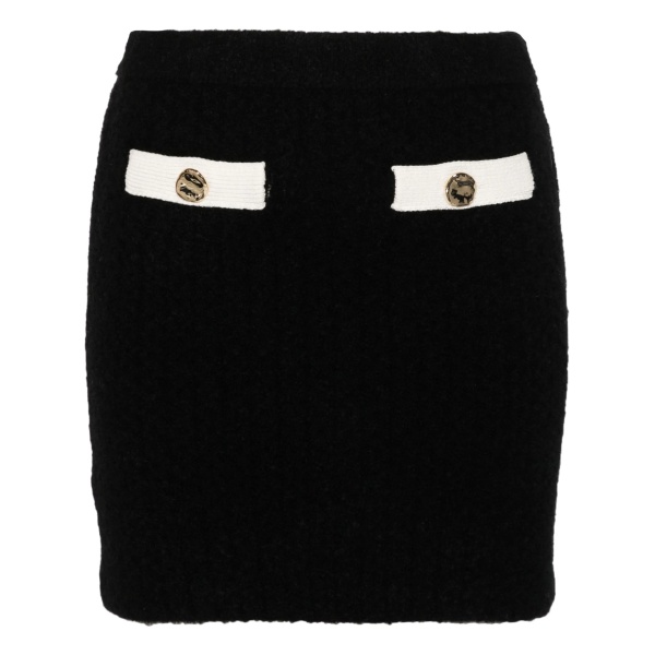 knitted mini skirt