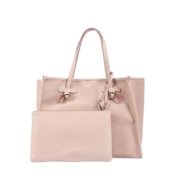 knot-detail leather shoulder bag