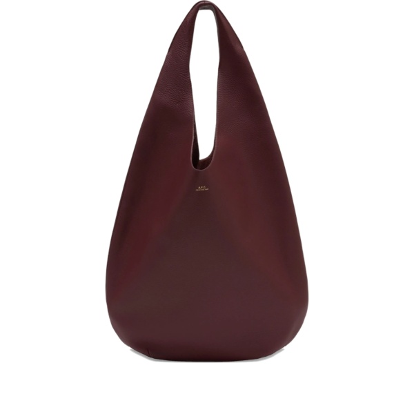 Le Neige smooth leather shopper bag