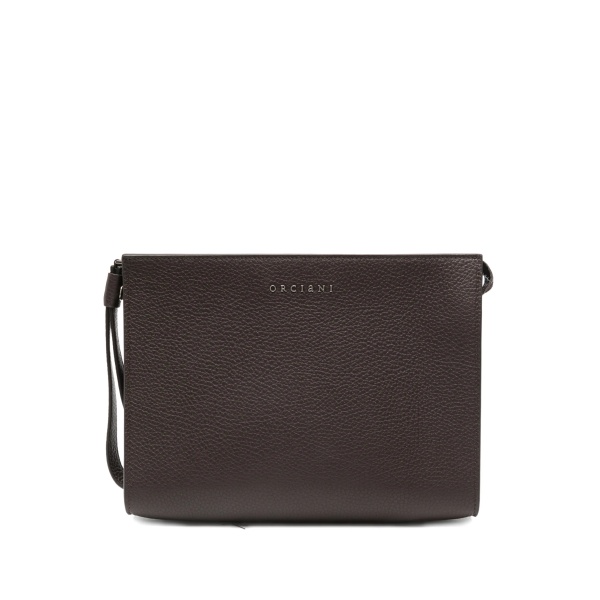 leather clutch bag