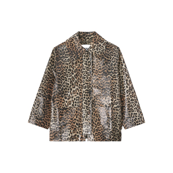 leopard-print jacket