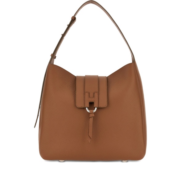 logo-buckle shoulder bag