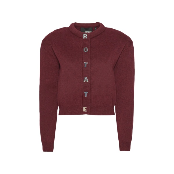 logo-detail cardigan