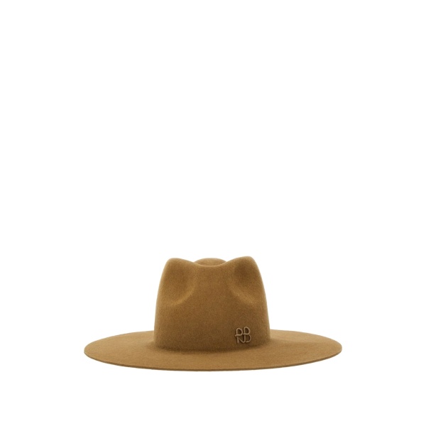 logo-detail felt fedora hat