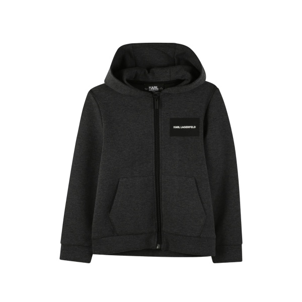 logo-detail long-sleeve hoodie