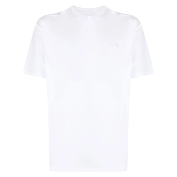 logo-embroidered cotton T-shirt