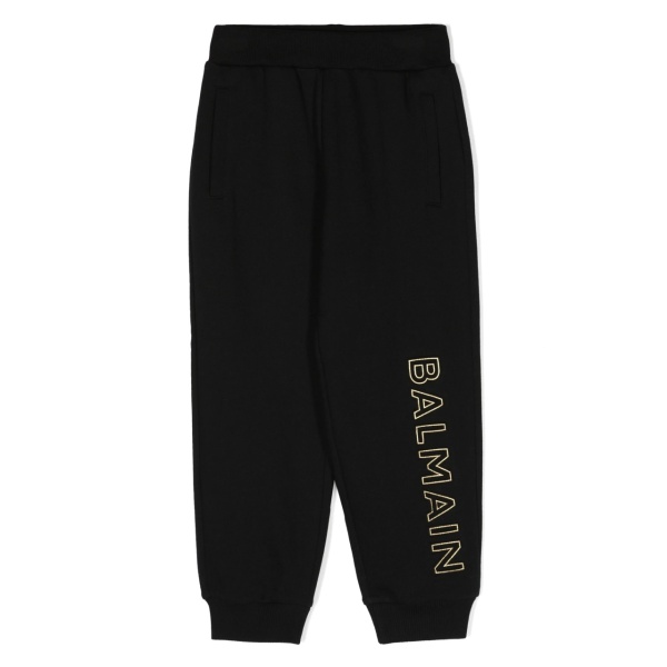 logo-embroidered cotton track pants