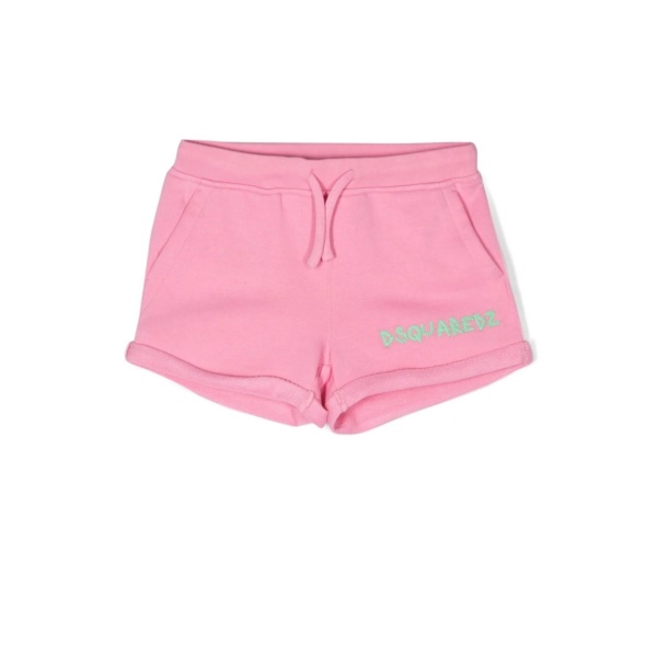logo-embroidered drawstring shorts