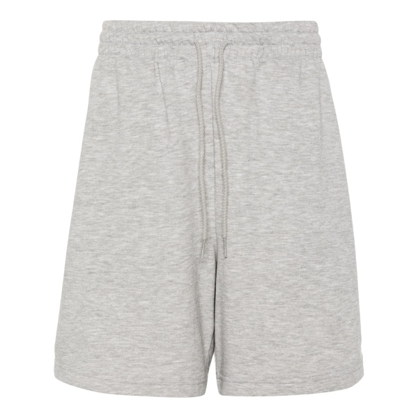 logo-embroidered mélange track shorts