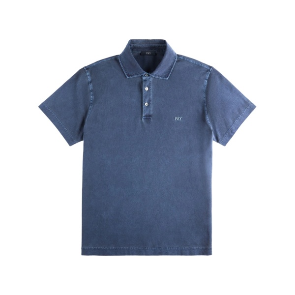 logo-embroidered polo shirt
