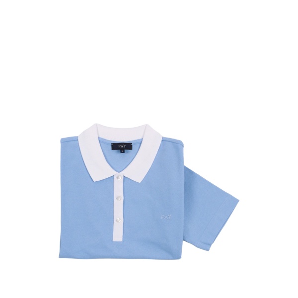 logo-embroidered polo top