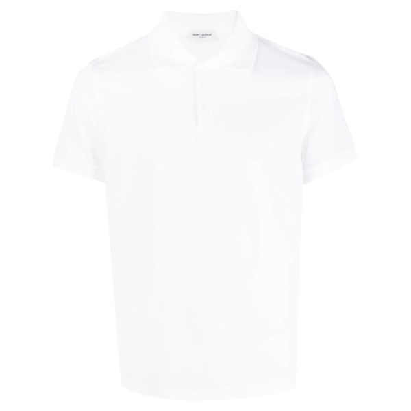 logo-embroidered short-sleeved polo shirt