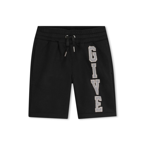 logo-embroidered shorts