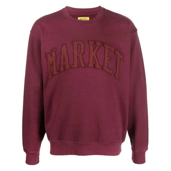 logo-embroidered sweatshirt
