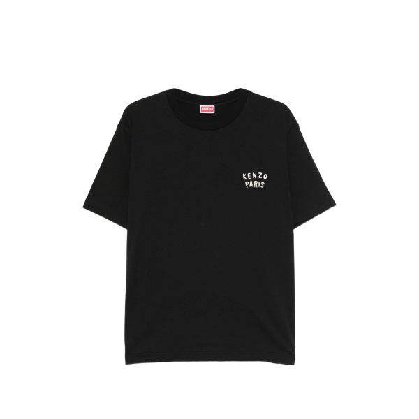 logo-embroidered T-shirt