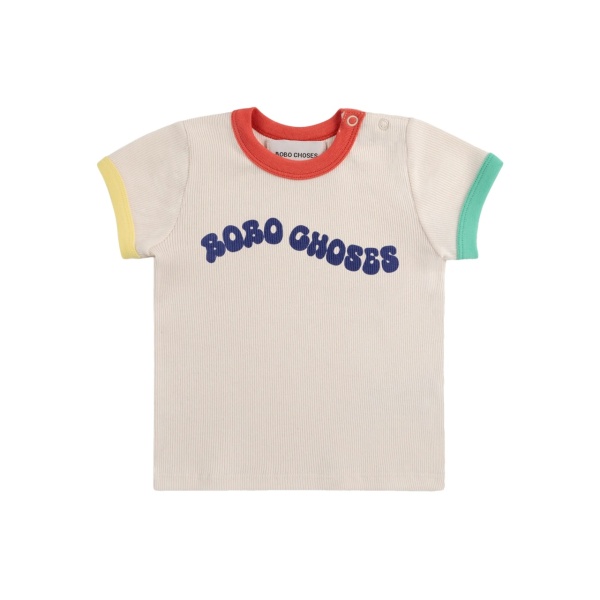 logo-embroidered T-shirt