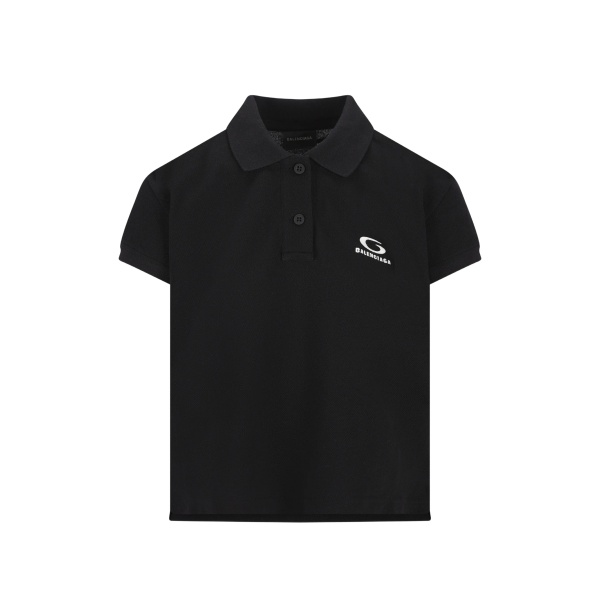 logo-embroidery polo shirt