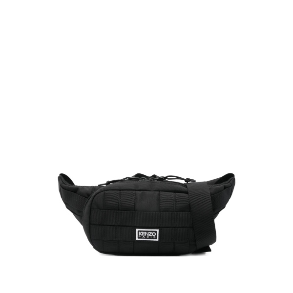 logo-lettering belt bag