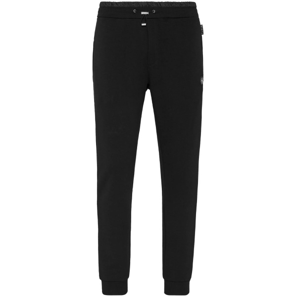 logo-patch drawstring track pants