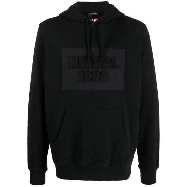 logo-patch hoodie