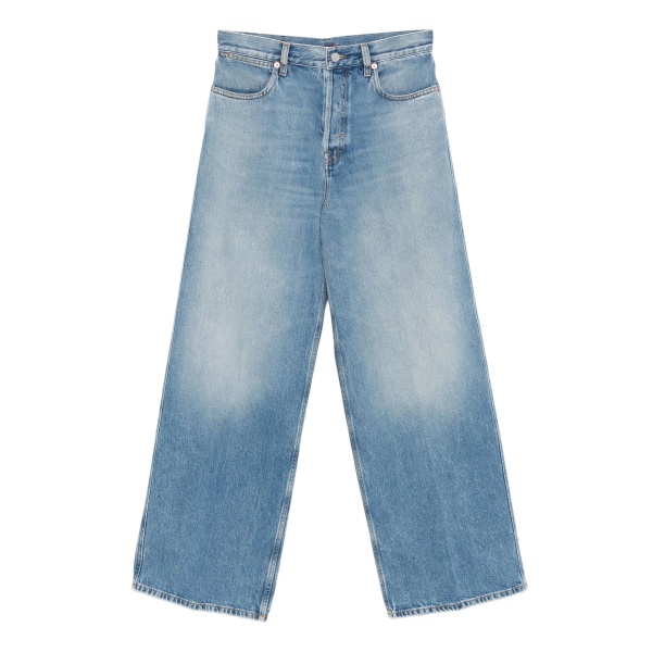 logo-patch jeans