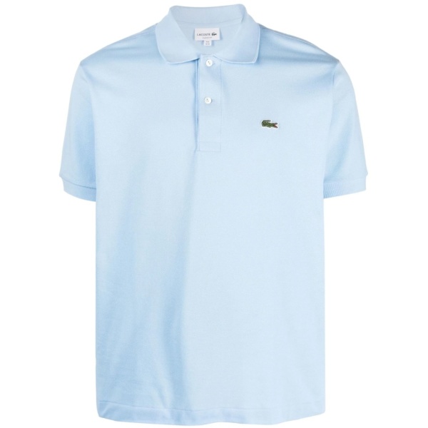 logo-patch polo shirt