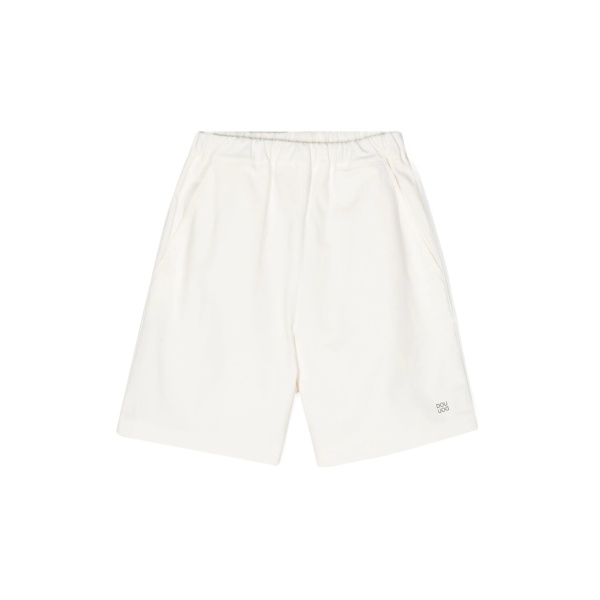 logo-print cotton shorts