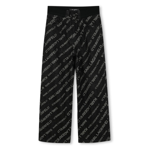 logo-print jeans