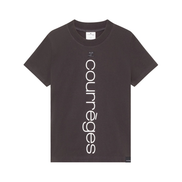logo-print organic-cotton T-shirt